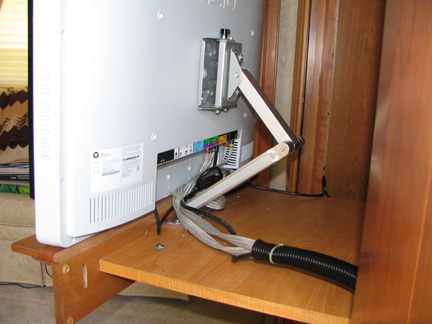 Living Room Television Install 012
