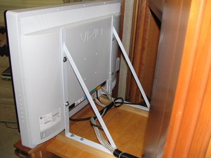 Living Room Television Install 014