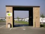 Wash bay for RVs and TVs