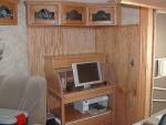 completed desk area