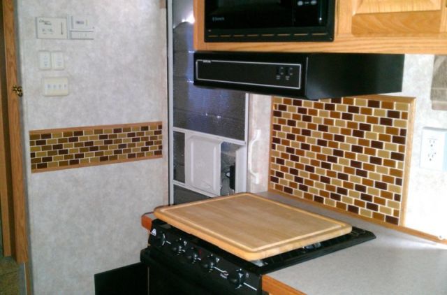 Back splash and entry tile